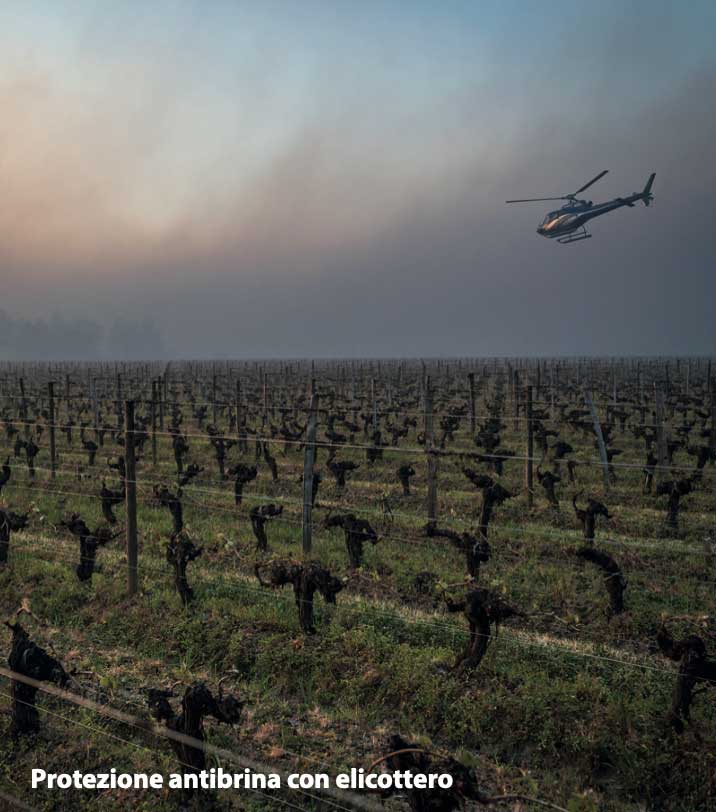 protezione antibrina con elicottero